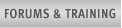 Forums & Training
