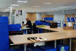 Laser engraving tools in Kit Assembly Department