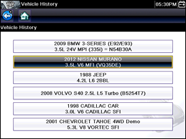 Vehicle History