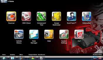 VERUS PRO Main Menu