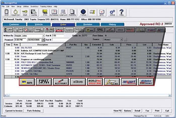 ShopKey Shop Management Order Screen